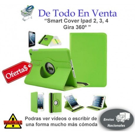Smart Cover Funda Rotatoria 360 Ipad o Tablet