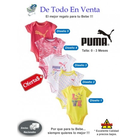 Mamelucos Para Bebé PUMA