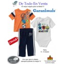 Conjunto Garanimals de Buso, Sudadera y Body (0-3M) | De Todo En Venta