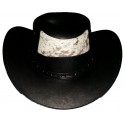 Sombrero Ribete Negro con Blanco Ref. 1