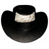 Sombrero Ribete Negro con Blanco Ref. 1