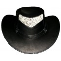 Sombrero Ribete Negro con Blanco Ref. 2