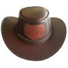 Sombrero Ribete Trenzado Caballo Relieve