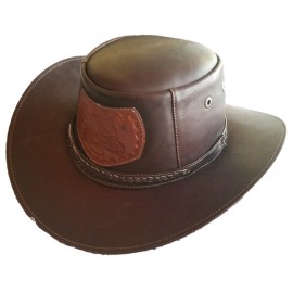 Sombrero Ribete Trenzado Caballo Relieve