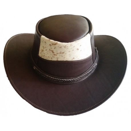 Sombrero Ribete Trenzado con Blanco