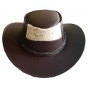 Sombrero Ribete Trenzado con Blanco