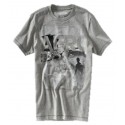 Camiseta Aéropostale de Hombre Gris - Diseño Surf Aero (Talla M)