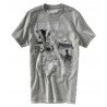 Camiseta Aéropostale de Hombre Gris - Diseño Surf Aero (Talla M)