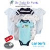 Mamelucos Carter's para Niño Set 6 unid. 