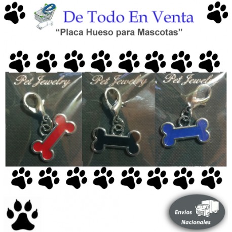 Placa Hueso para Mascotas