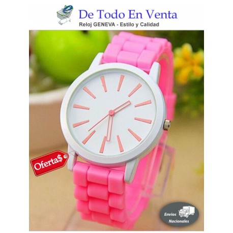 Reloj Análogo GENEVA Manilla Silicona