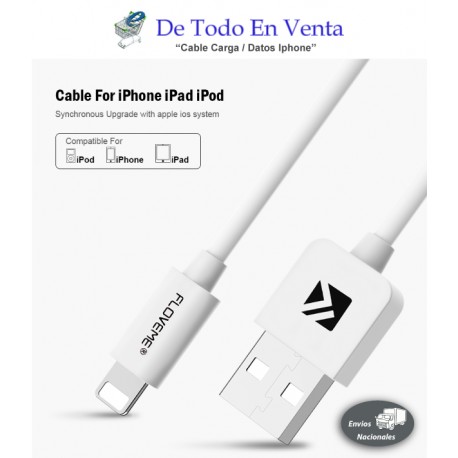 Cable Datos / Cargador Iphone / Ipod / Ipad