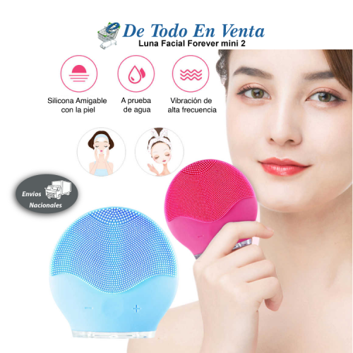 Masajeador Exfoliante Luna Facial Forever mini 2