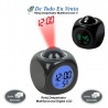 Reloj Despertador Multifuncional Digital LCD
