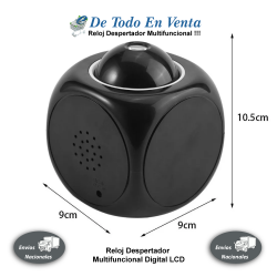 Reloj Despertador Multifuncional Digital LCD
