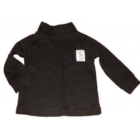 Buso Negro Cuello Tortuga Nino 18 Meses