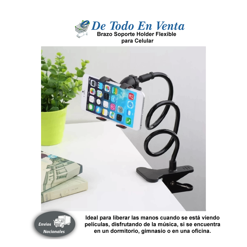 Brazo Soporte Holder Flexible para Celular | De Todo En Venta
