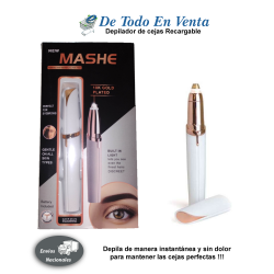 Depiladora de cejas sin dolor - Recargable por USB