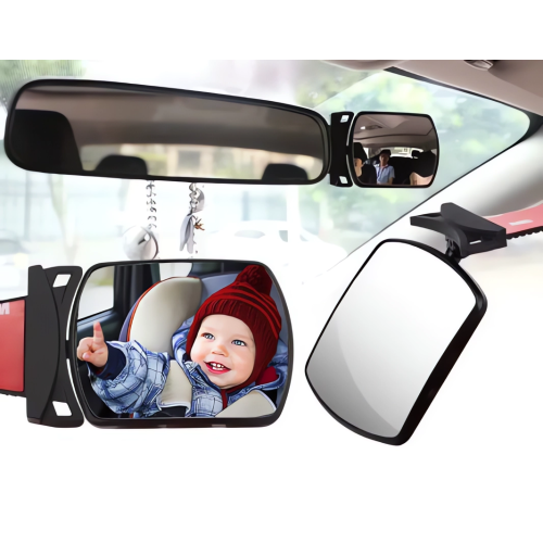 Espejo Retrovisor de Seguridad: Observa a tu bebé mientras conduces