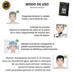Shampoo Cubre Canas Black Hair