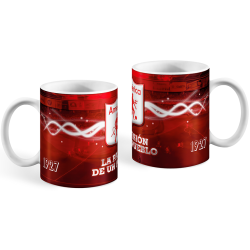Mug del América de Cali de Cerámica - Colección Pasión Escarlata