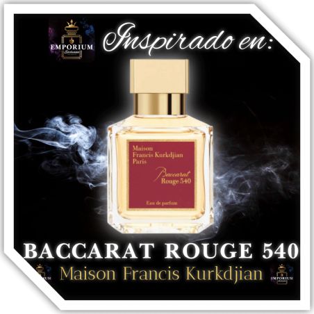 Perfume Inspirado en Baccarat Rouge 540 Unisex - Emporium Exclusive