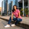 Camiseta Tipo Polo Aéropostale para Mujer Original - Talla M