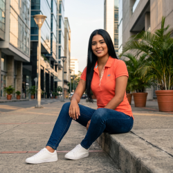 Camiseta Tipo Polo Aéropostale para Mujer Original - Talla M