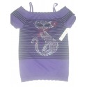 Blusa Morada Gato Talla Unica