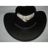 Sombrero Negro con Blanco Ref. 2